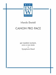 Partitura e Parti Narratore e banda Canon Pro Pace