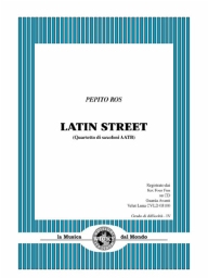 Score and Parts Saxophone Quartet Latin Street