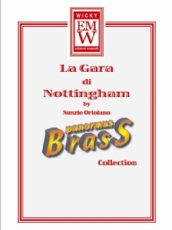 Partitur und Stimmen Quintetto di ottoni La Gara di Nottingham