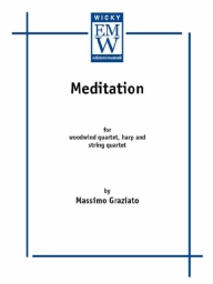 Partitur und Stimmen Ensemble di legni Meditation