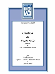 Score and Parts Narrator and Concert Band Cantico di Frate Sole