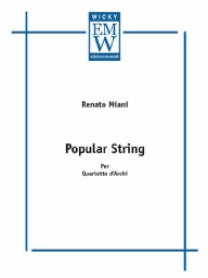 Partition e Parties Quatuor à Cordes Popular Strings