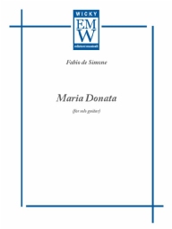 Partitur und Stimmen Gitarre Maria Donata