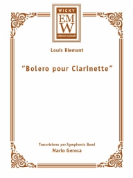Partition e Parties Solistes & Orchestre d'Harmonie Bolero pour Clarinette