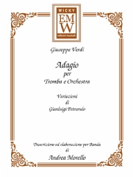 Score and Parts Conc Band Adagio per Tromba e Orchestra