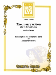 Score and Parts Operetta The Merry Widow Selection (La Vedova Allegra)