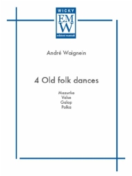 Partitura e Parti Musica originale da concerto 4 Old Folk Dances