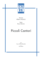 Partitura e Parti Coro di bambini Piccoli Cantori (parafrasando Giovanni Falcone)