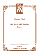 Partitur und Stimmen Klarinetten Chor La forza del destino (sinfonia)