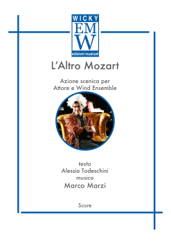 L'Altro Mozart  Edizioni Musicali Wicky