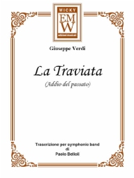Score and Parts Conc Band Addio del passato (La Traviata)