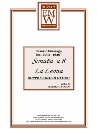 Partitura e Parti Insieme di ottoni Sonata a 8 La Leona