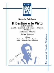 Partitur und Stimmen Bläser Ensemble  & Erzähler Il Destino e le Virtù (Epistola di Sadi - Zadig)