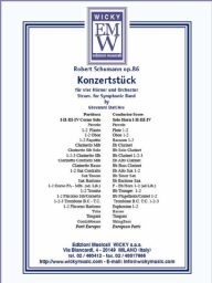 Score and Parts French Horn Konzertstück Op. 86