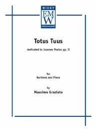 Score and Parts Voce e piano Totus Tuus