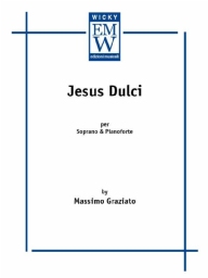 Partitur und Stimmen Voce e piano Jesus Dulci