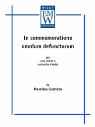 Partitura e Parti Orchestra d'archi In Commemoratione Omnium Defunctorum