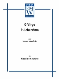 Score and Parts Voce e piano O Virgo Pulcherrima
