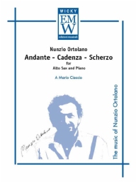 Score and Parts Saxophone Andante Cadenza Scherzo