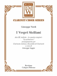 Partitur und Stimmen Klarinetten Chor I Vespri Siciliani (Act III )