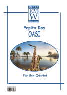 Partitur und Stimmen Saxophon Quartett Oasi