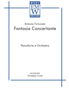 Partitur und Stimmen Solo und Orchester Fantasia Concertante