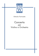 Partitura e Parti Violino Concerto