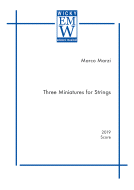 Score and Parts Orchestra d'archi Three Miniatures for Strings