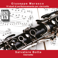 Partitura e Parti CD Giuseppe Marasco 10 studi per clarinetto